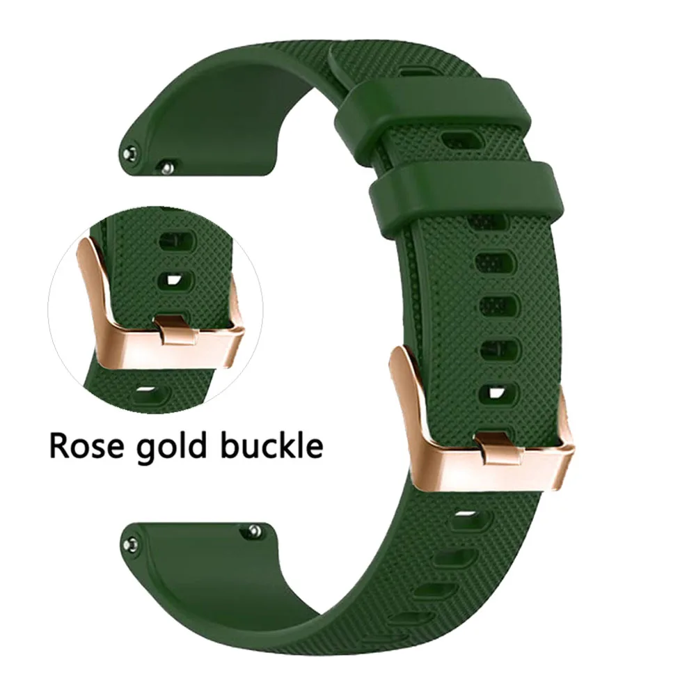 Rose Gold Buckle Bracelet Belt - 20mm Strap