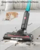 Cleaner, 550W/45Kpa/60Mins Vacuum Cleaners for Home, Self-standing Stick Vacuum with LED Display, Rechargeable Cordless Vacuum, 6