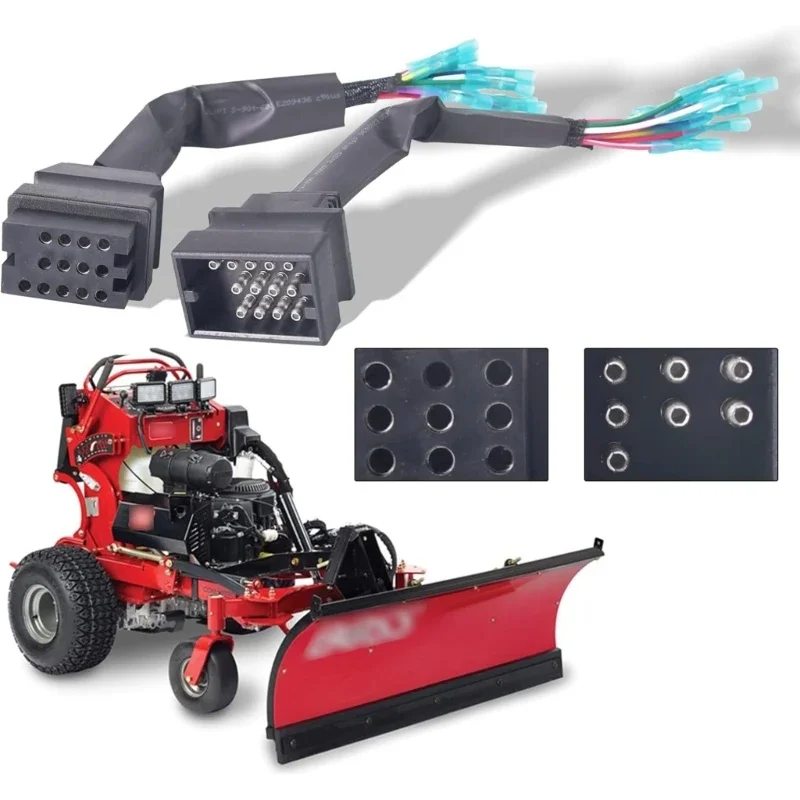 

Snow Plow Wiring Harness Repair Suitable for RT3 1304744 1304745 MSC04753 MSC04754 13 Pin Vehicle Side Repair Bundle