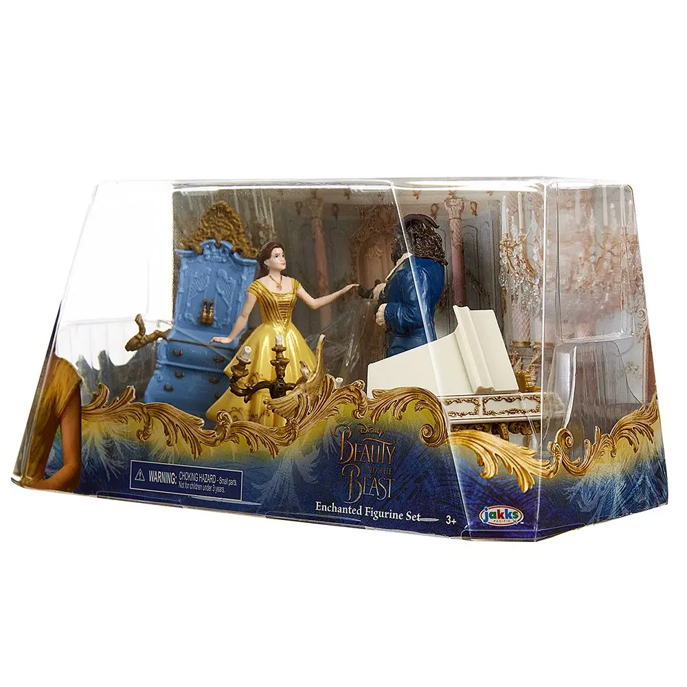 【ディズニー】美女と野獣フィギュアセット ディズニープリンセス美女と野獣のアクションフィギュアセット,限定版