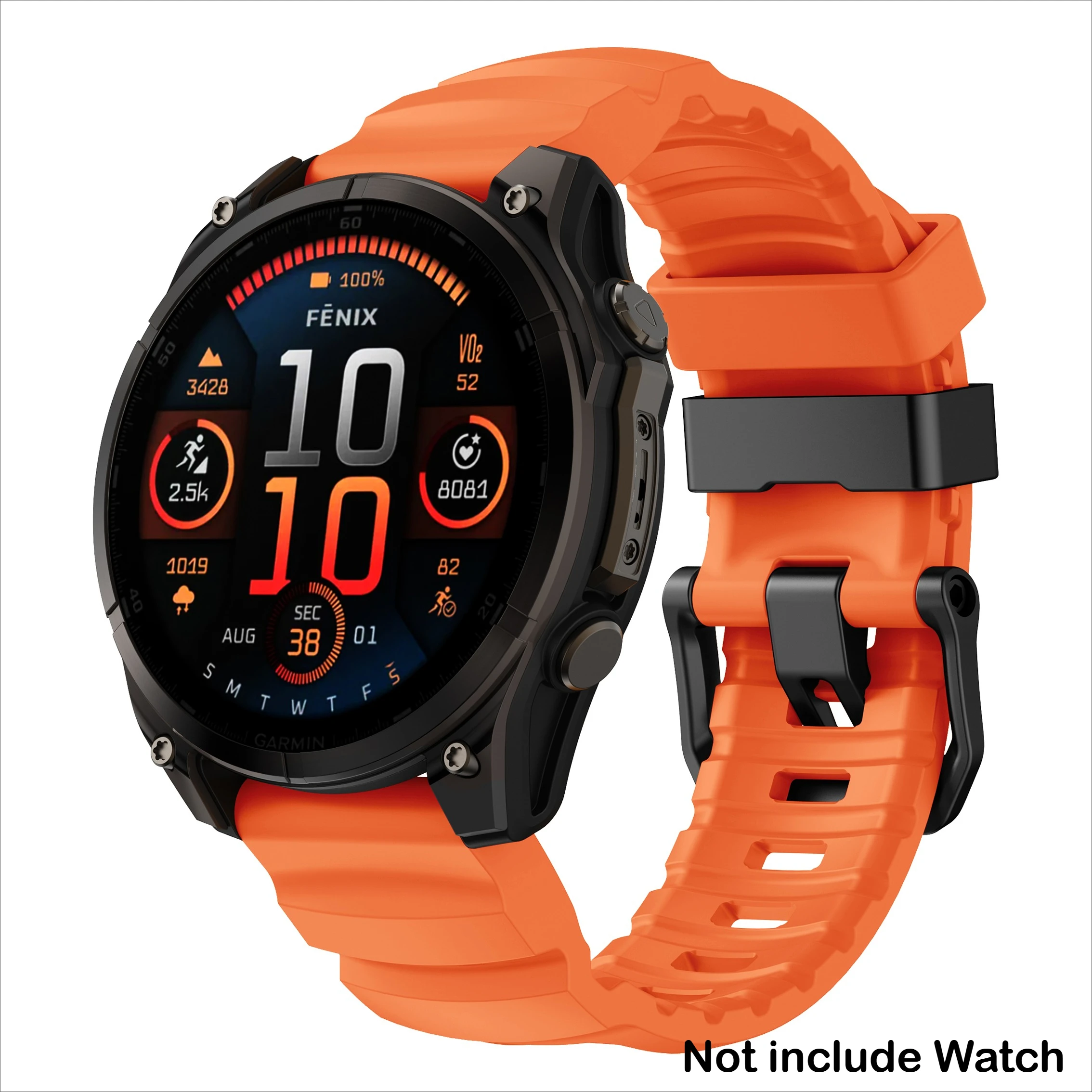 Premium Silicone QuickFit Watch Strap - 26mm/22mm - Universal Fit
