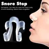 1pc Sleeping Aid Healthy Care Anti-Snoring Device Snore stop Anti-Snoring Apnea Nose Breathe Clip Stop Snore Device 1