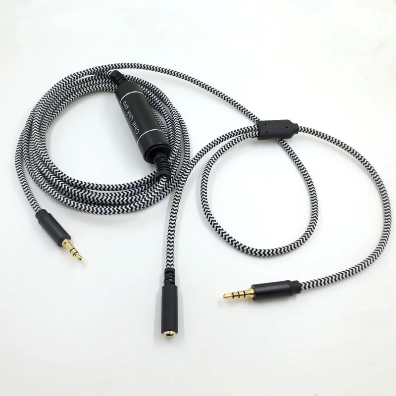 260cm Chat Link Audio Adapter Cable with in-line Isolator for Elgato HD60 S+ HD60 Pro Capture Card Replacement Line for NS PS5