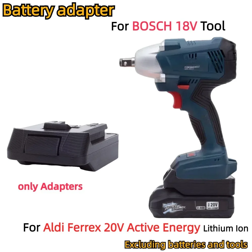 Accu converter adapter voor STANLEY 18V 20V Li-Ion accu op 20V PARKSIDE