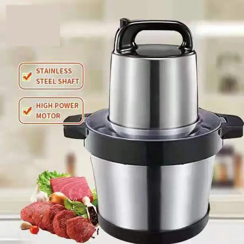 Xiaomi 6L Multifunction Meat Grinder Machine Chopper Mincer Stainless Steel Garlic Vegetable Blender Mixer Food Processor manufacturer commercial sausage mixer household powerful stainless steel electric meat grinder