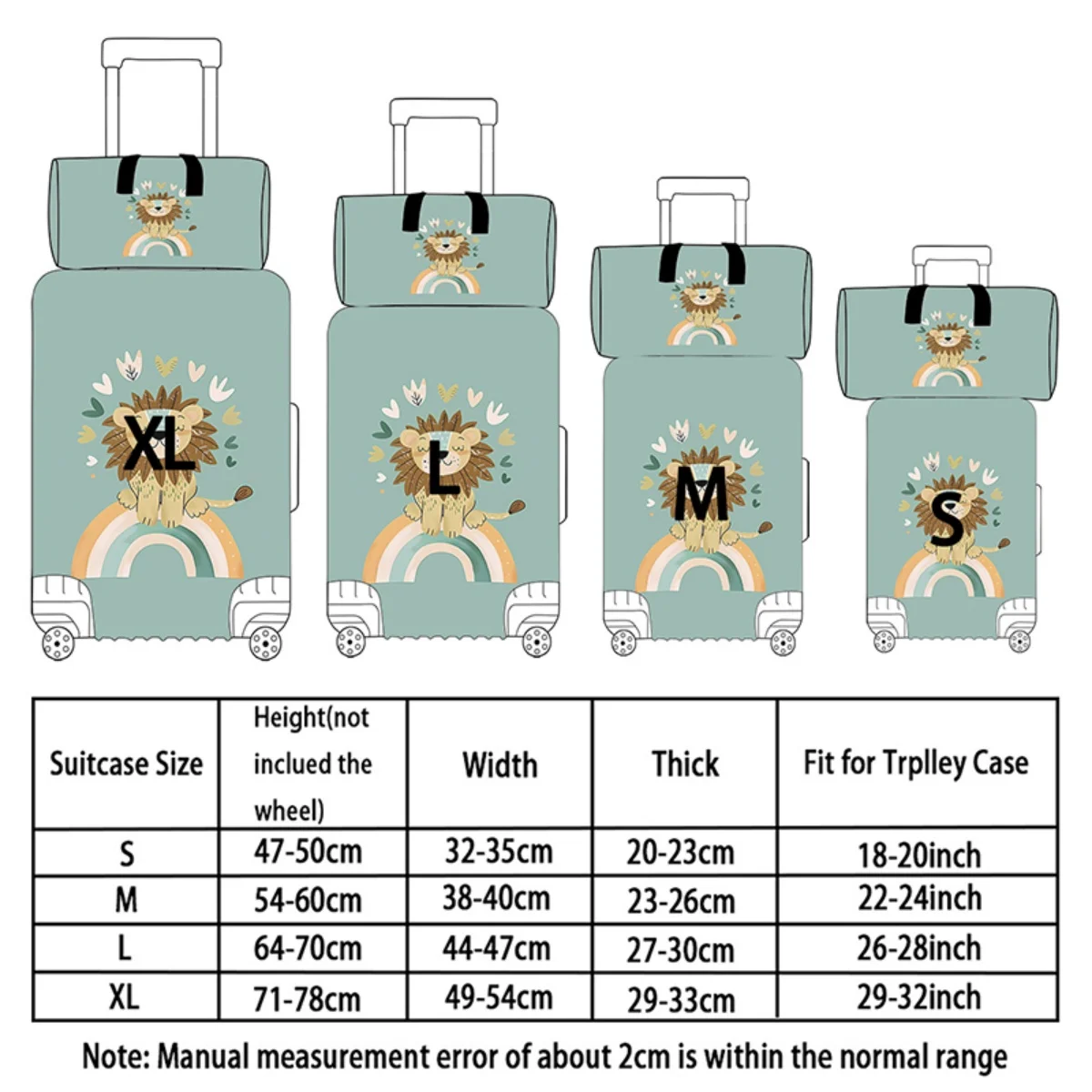 2개 세트, 접이식, 대용량, 경량, 남녀공용 여행 스포츠 가방 세트 (보호 커버 포함)