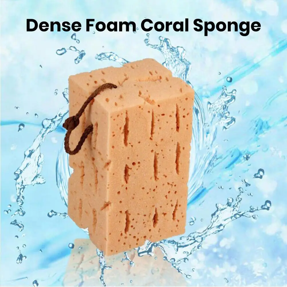 

Durable Car Sponge Super Water Absorbent Car Large Honeycomb Wash Sponge for Soft Auto Waxing Premium Coral Vehicle Accessories