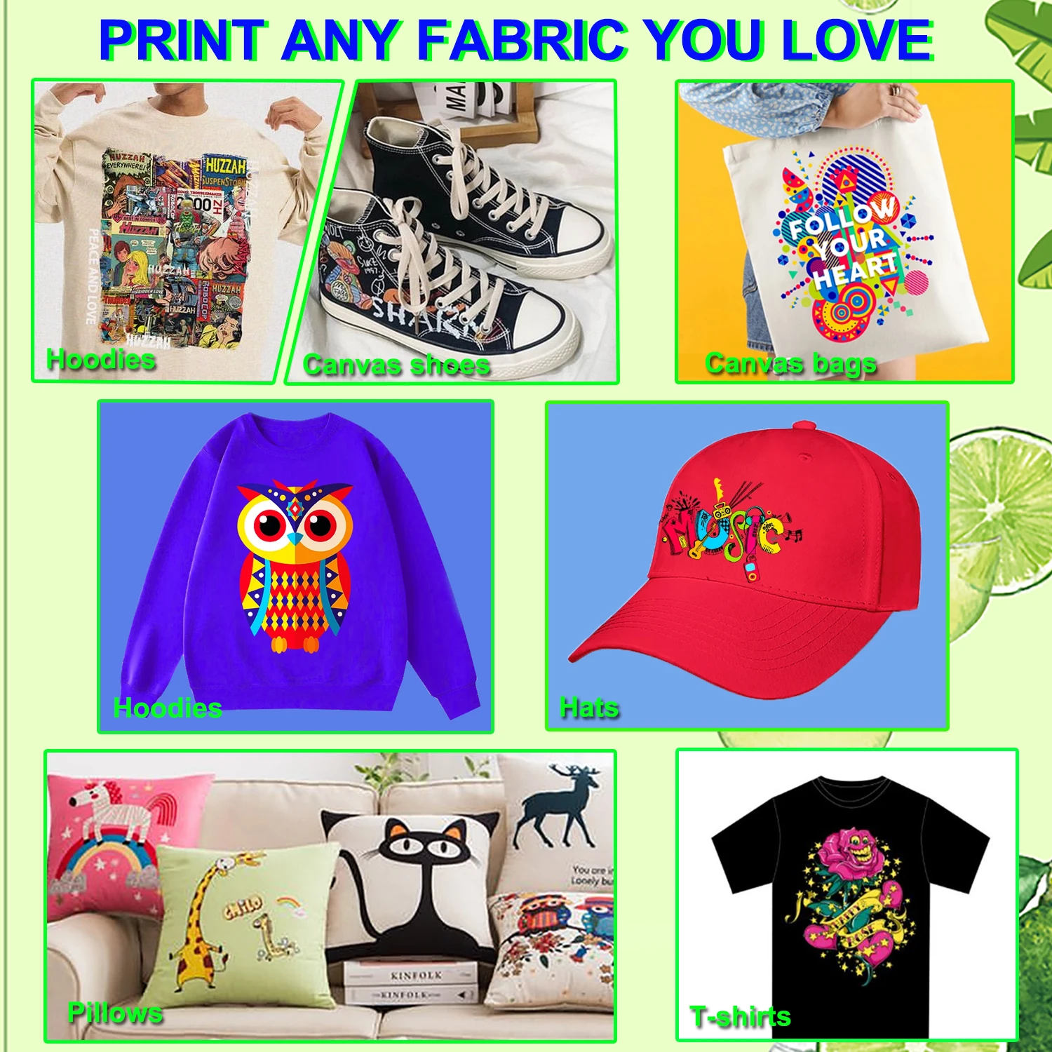 ACHI DTF 전송 프린터 R1390 DTF 프린터 T 셔츠 인쇄 기계 의류 후드 청바지 섬유 미국 주식에 대한 경화 오븐