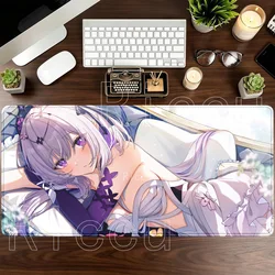 Anime Sexy Girl Large Gaming Mouse Pad with Nonslip Base - HD Printed Desk Mat - 300x600x2mm (Castorice 14)