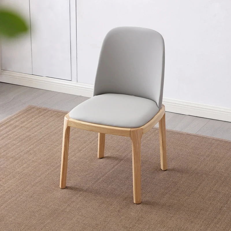 

Contemporary Dining Chairs Wood Nordic Rustic Restaurant Chair Dinette Dining Room Chaise Salle A Manger Kitchen Furniture