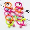 Red Cherry Baby Hair Bands Cute Girls Elastic Ponytail Holder Ties Heaband Kids Headwear Ropes Scrunchie Hair Accessories 6