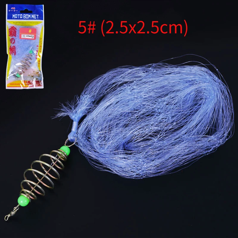 Luminous Bead Fishing Net Trap with Copper Design - Shoal Cast & Gill Feeder Netting