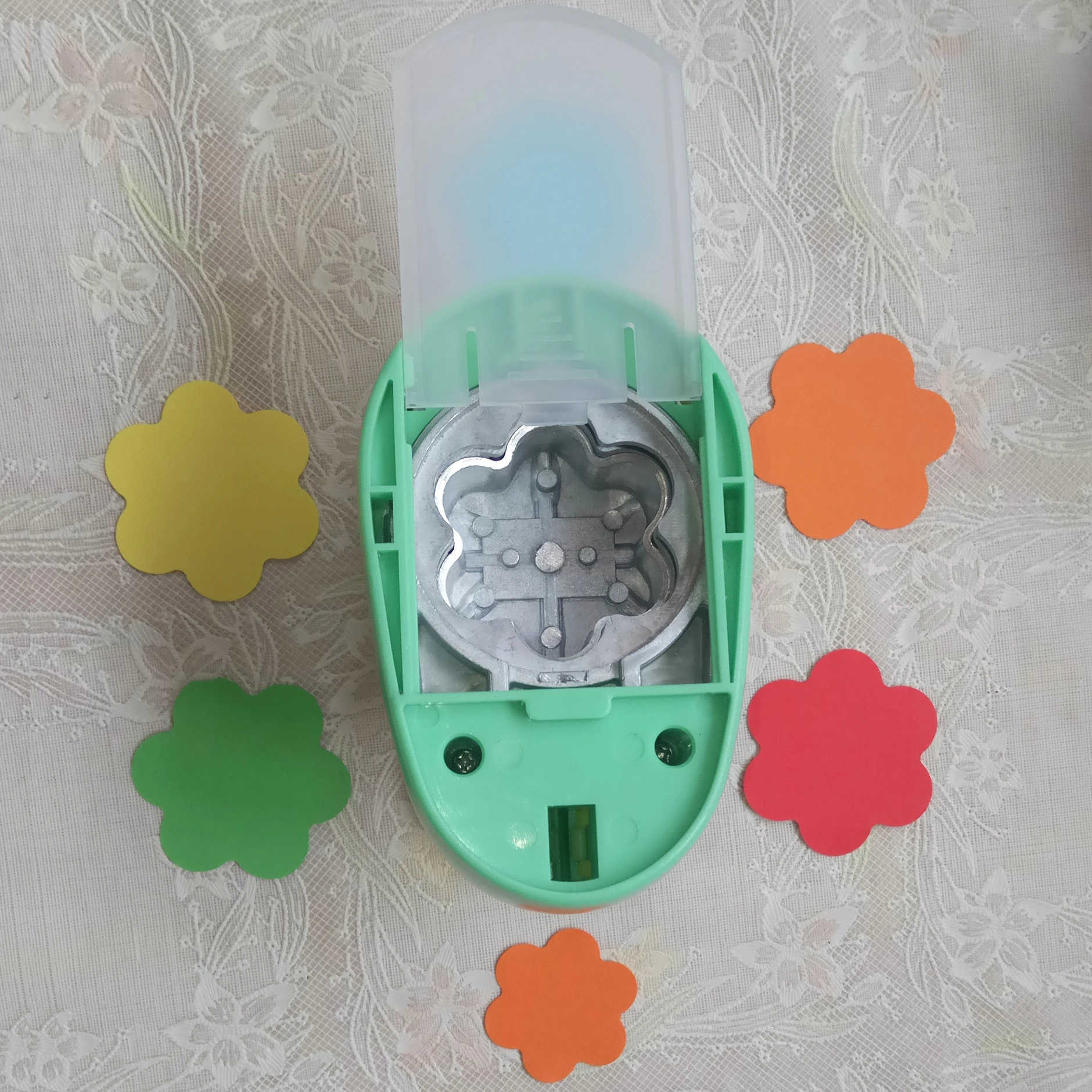 1pc Six Petal Craft Punch Scrapbooking School Paper Puncher EVA Hole Punch 7.5cm 4.7cm 3.5cm 2.4cm Flower Embossing