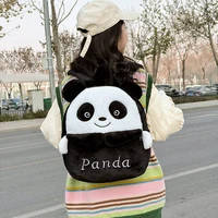 Sanrio Plush Cartoon Backpack, Cute Anime Schoolbag, Cinnamoroll Kuromi Hello Kitty Shoulder Bag Birthday Gift 5