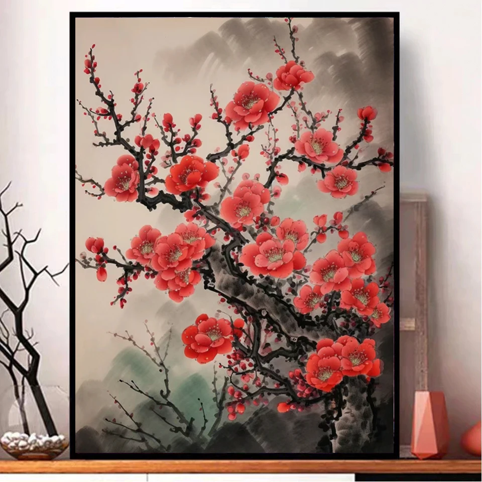  Japanese Cherry Tree Blossom Diamond Painting Kits