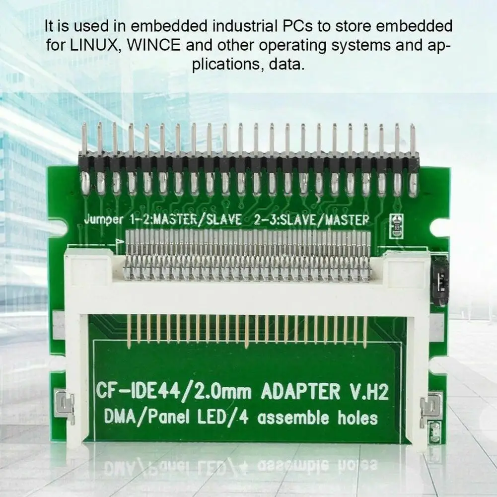 CF Compact Flash Memory Card To Laptop 2.5 44 Pin Drive Board Hdd Ide Adapter Hard Male Electronics Disk Card Conversion