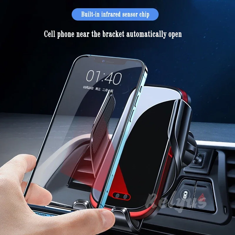 폭스 바겐 Passat B7 B8 B9 2011-2022 자동차 무선 충전기 자동 마운트 전화 홀더 조정 가능한 GPS 네비게이션 브래킷