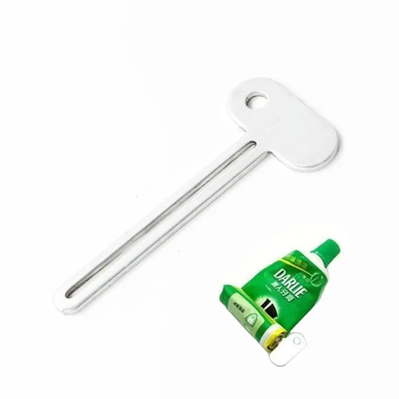 Cast Iron Toothpaste Squeezer - 100% Metal Manual Dispenser & Tube Wringer for Bathroom, No-Spill Design & No Power Needed