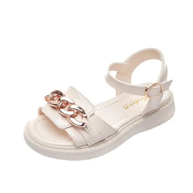

Girls New Roman Sandals Children 2022 Rhinestone Silver Buckle Shoes Kid With Low Peep-toe Sandal Children Birthday Gift Shoes