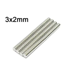 Ultra - Strong Neodymium Magnetic Disc - 3x2mm Round Durable Magnet - 500pcs (3x2mm)