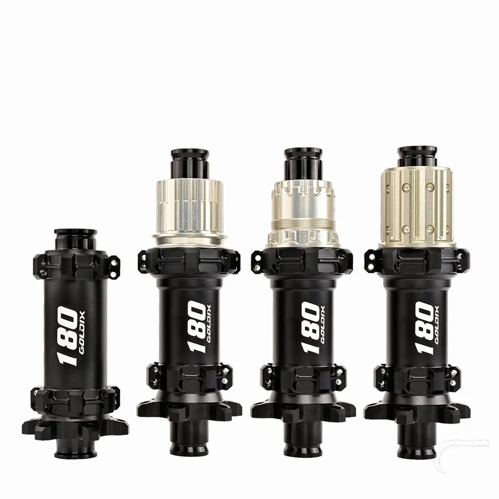 골딕스 M180 MTB 허브 60T 헬리컬 래칫 센터락 6볼트 디스크 브레이크 부스트 쓰루 액슬 HG XD MS 24H 28H 산악자전거 허브