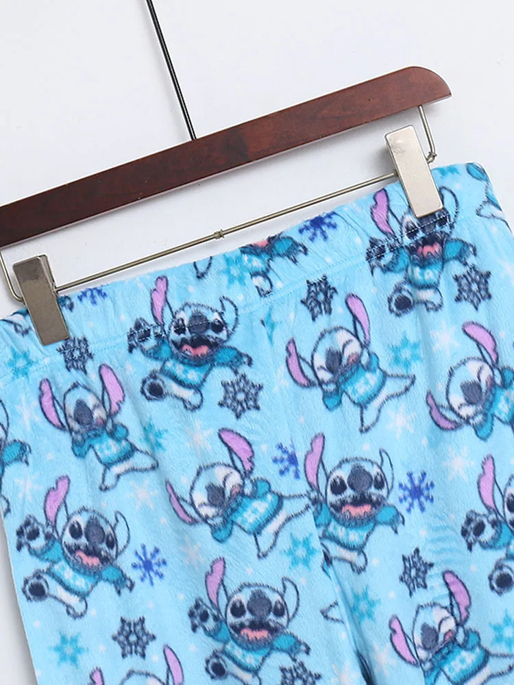Disney Cartoon Stitch Sweatpants Women Sports Casual Home Long
