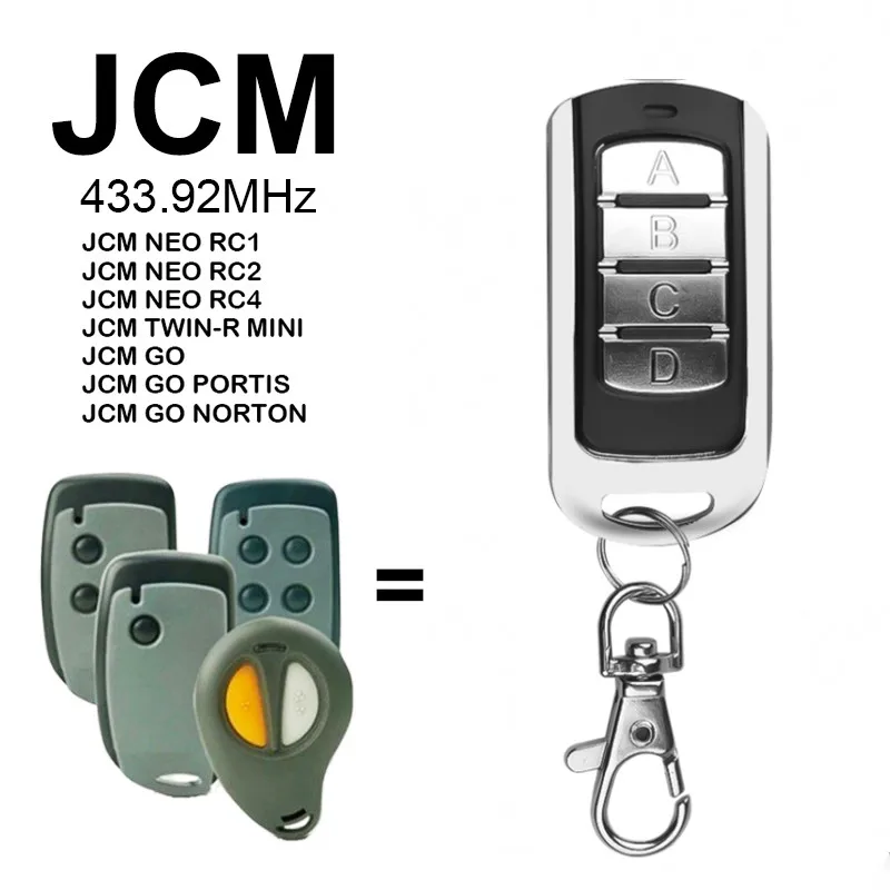 JCMGOPORTISNORTONGarageGateRemoteControlJCMNEORC1RC2RC4