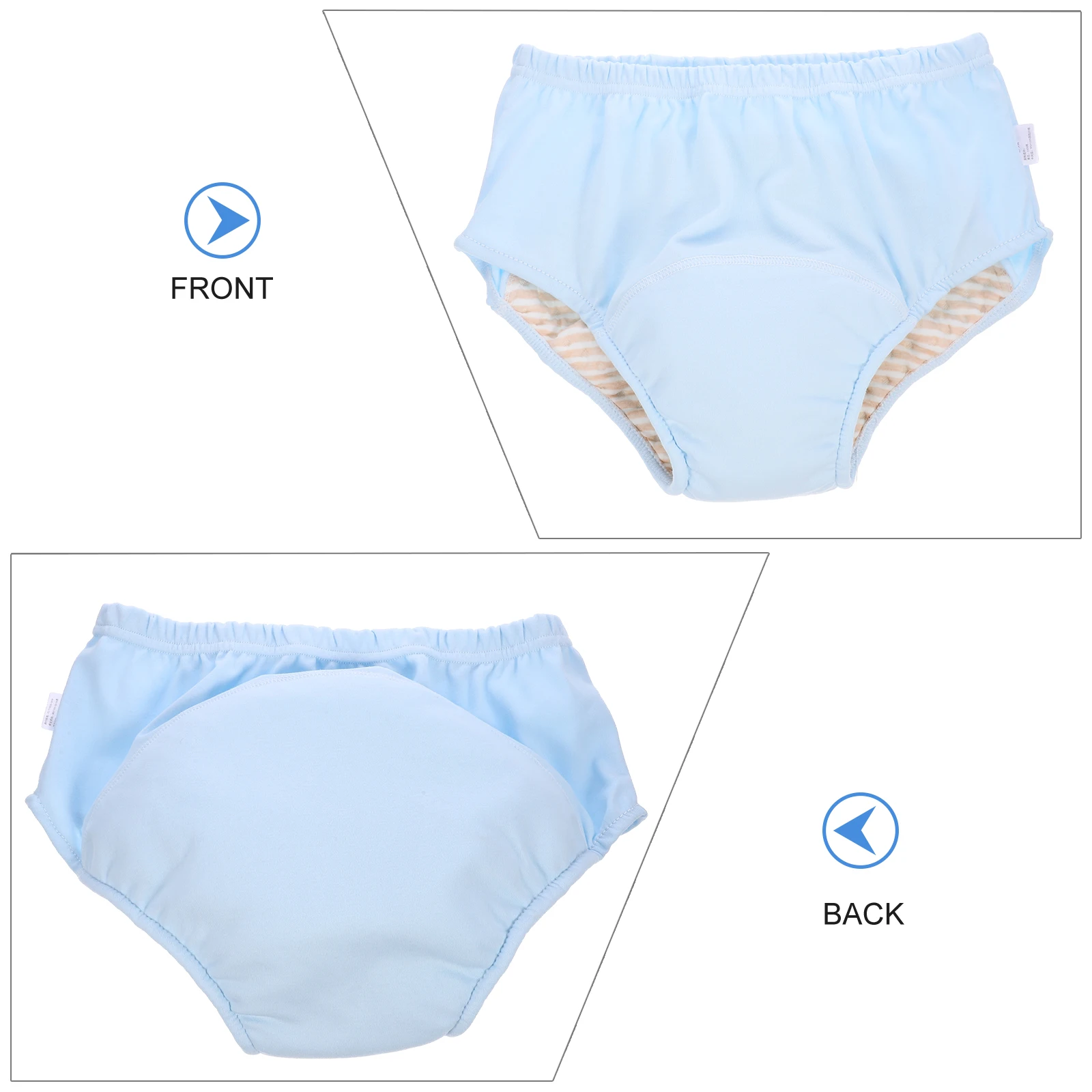 Washable Elderly Pantiess Leakproof Urinal Panties Adult Pantiess Anti-Leak Pure Cotton Incontinence Shorts For Women 3