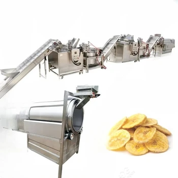 Hot Sale Plantain Processing Machines Banana Chips Making Product Line