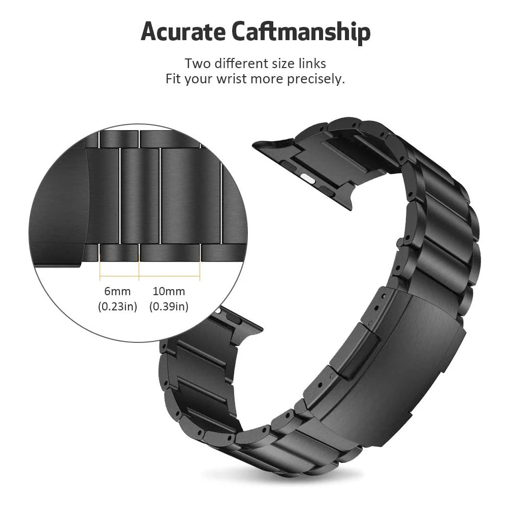 Titanium Metal Strap For Apple Watch Band Ultra 49mm 45mm 41mm 44mm 40mm 42mm 38mm Quick Release Wristband iWatch 9 8 7 6 5 3 SE