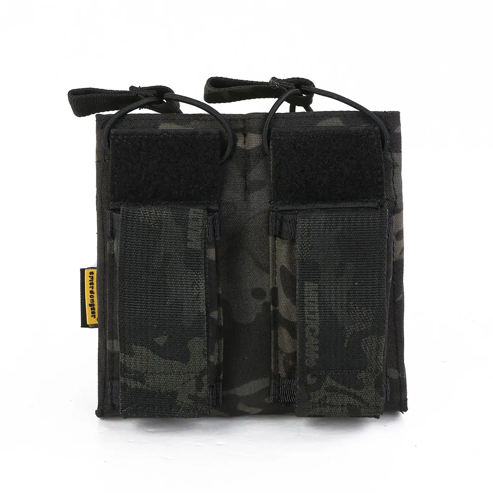 Emerson Tactical Double Open Top 5.56 & Pistol MOLLE Magazine Mag Pouch Holster 