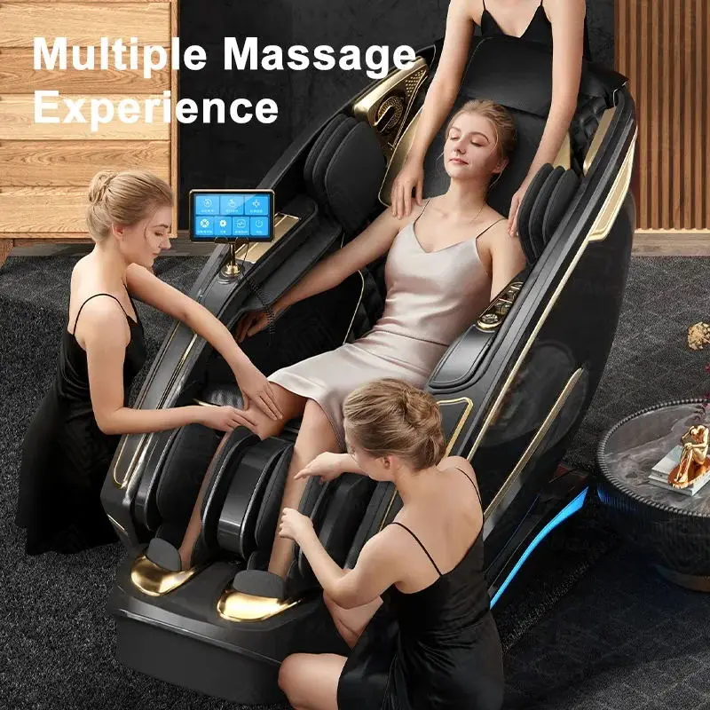 3 Year Warranty 4D SL-Track Zero Gravity full body AirBag Massager Chairs Home 3D Office Chair Luxury Electric Massage Sofa 2