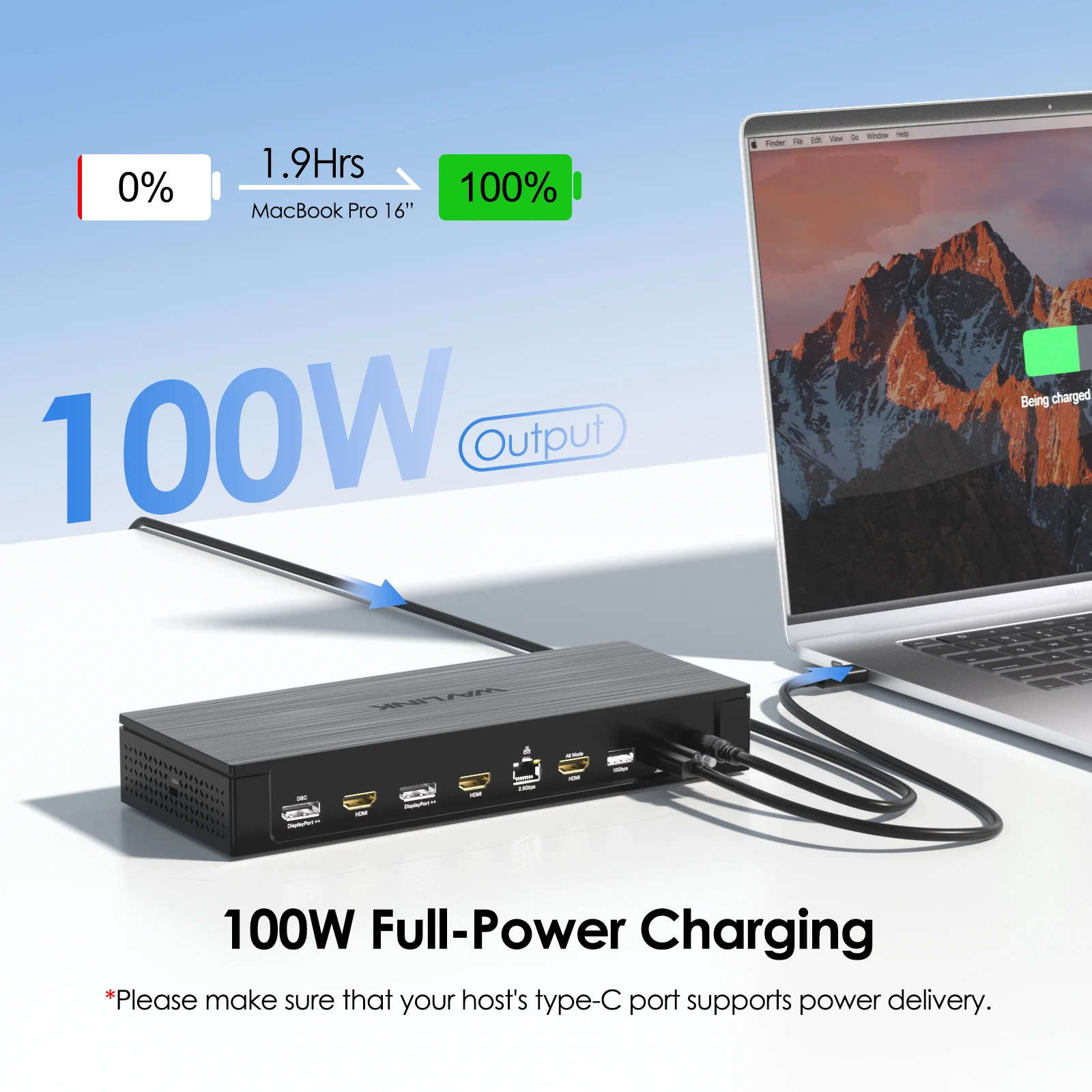 WAVLINK Global First DisplayLink-7400 Universal Docking Station