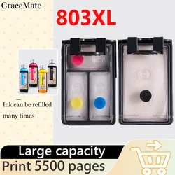 803XL Empty Refill edible Ink Cartridge Replacement HP 803 XL For Coffee Food Cake Bread Latte Cookie Printer Cartridge Printer