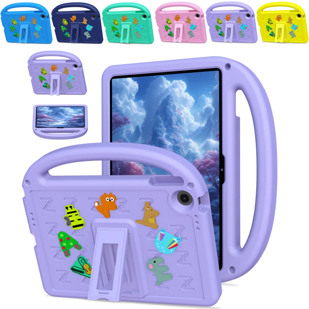 Cartoon Kids Tablet Cover with Built-in Stand - Soft EVA Case