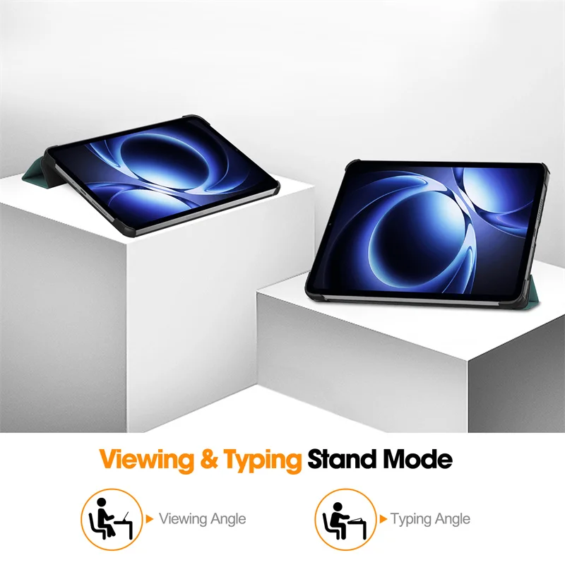 Premium Trifold PU Leather Stand Tablet Cover in Sleek Design