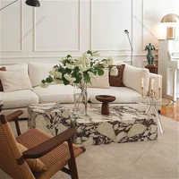 Tables basses en marbre modernes minimalisme italien salon Center Tables basses canapé côté salle à manger meubles de maison Couchtisch FYCT 3