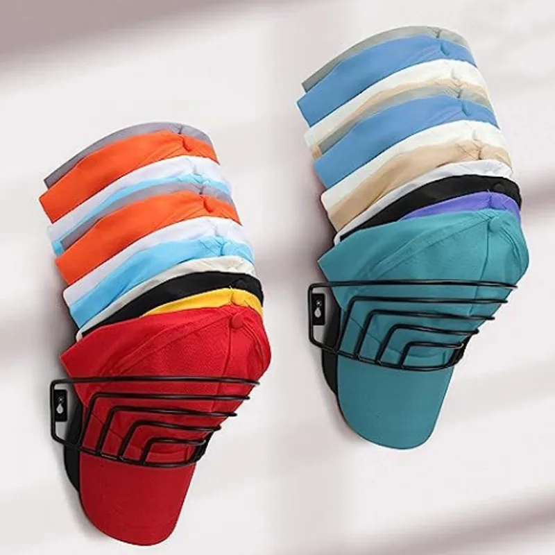 

New Wall Mounted Baseball Hat Holder Organizer Cap Bracket Storage Hanging Hat Cap Stand Rack Home Organization