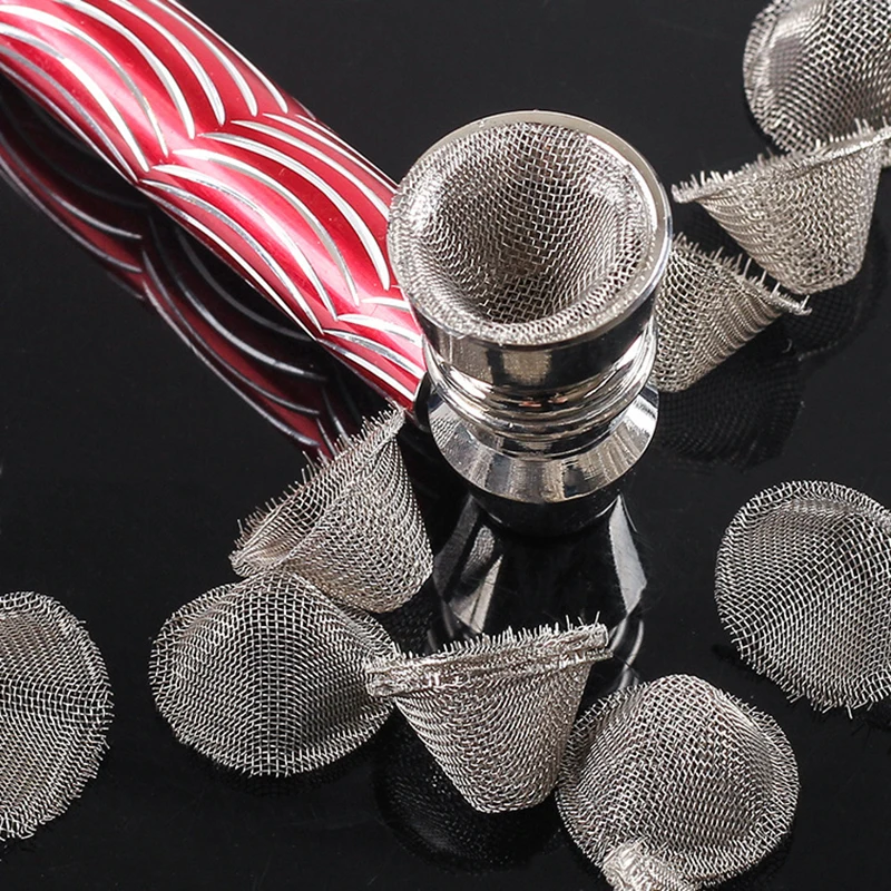 Smoking Pipe Filters 10/20Pcs Metal Ball Stainless Steel for Tobacco Accessories