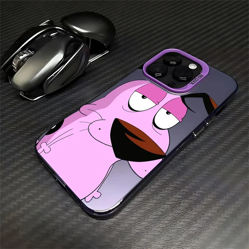 Courage the Cowardly Dog Themed Phone Case - Protective and Stylish Design