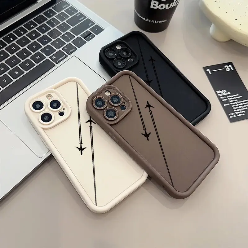 Airplane Route Design Phone Case