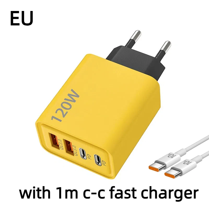 EU yellow with cable