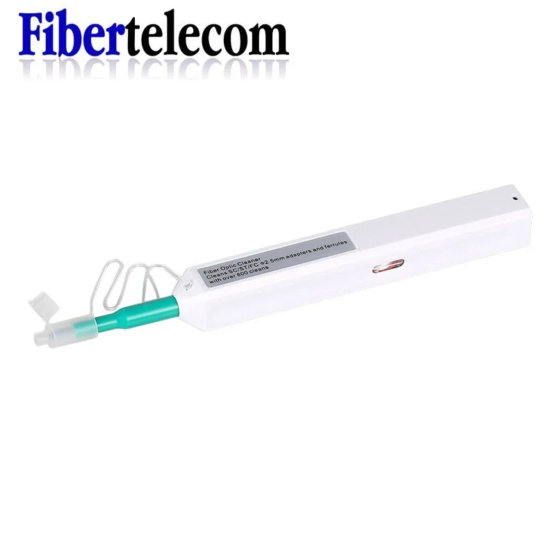 Fiber Optic Cleaner SC One Click Cleaner 2.5mm 1.25mm SC/ST/LC/FC Universal Connector Fiber Optic Cleaning Pen 5