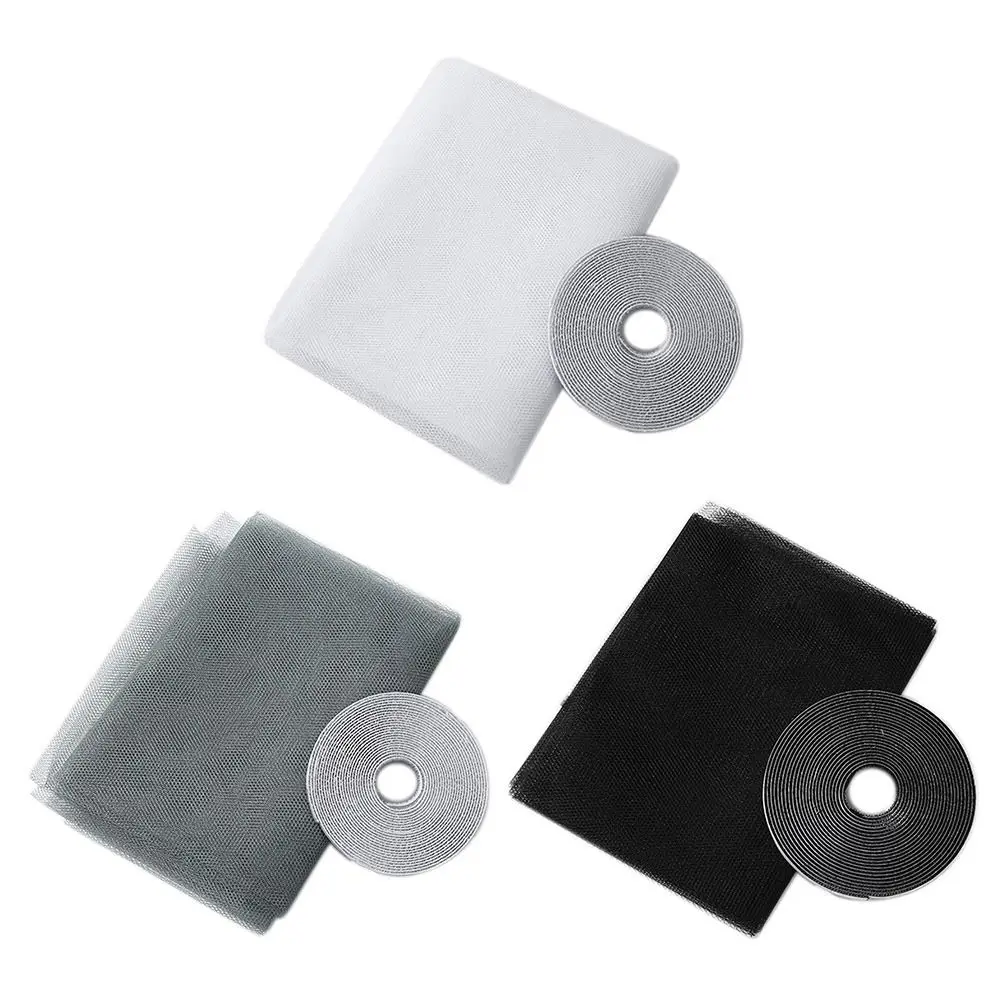 Anti Fly Mosquito Net Window Screen Mesh Adhesive Mosquito Insect Flying Bug Net Curtains for Kitchen Windows Home Protector