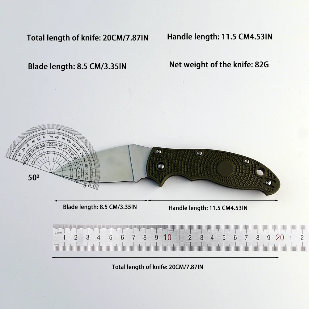 Spider lightweight outdoor folding knife camping survival sharp tactical self-defense tool knife 6