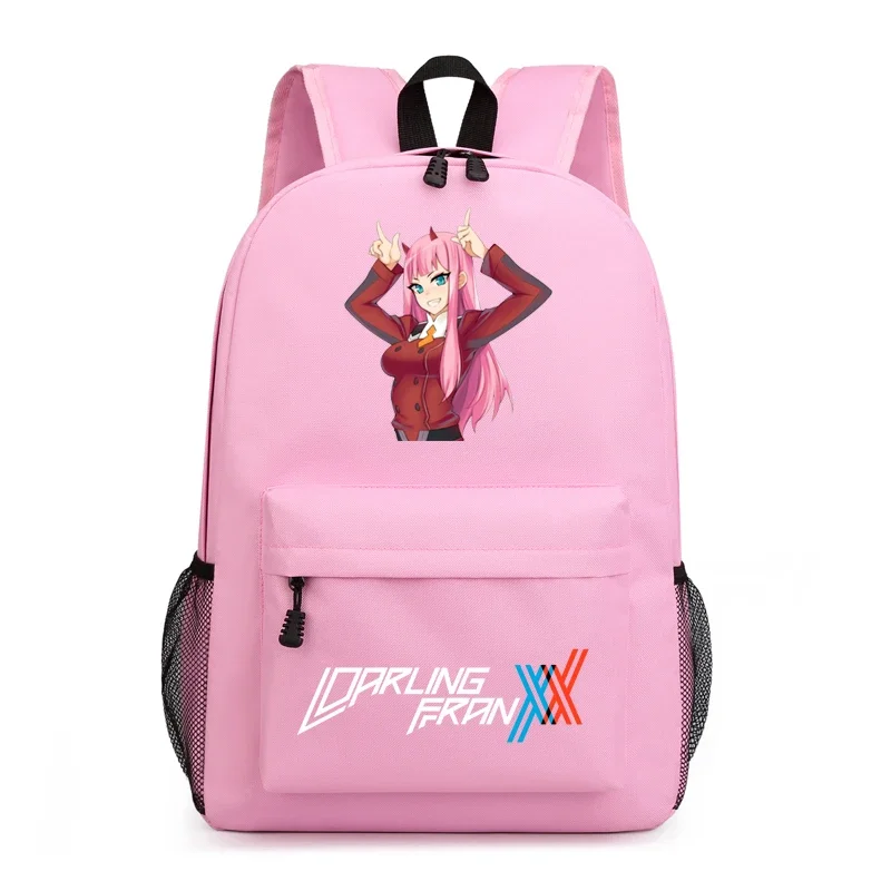 School-bag-set-printing-zero-two-school-backpack-teen-boy-girl-student ...