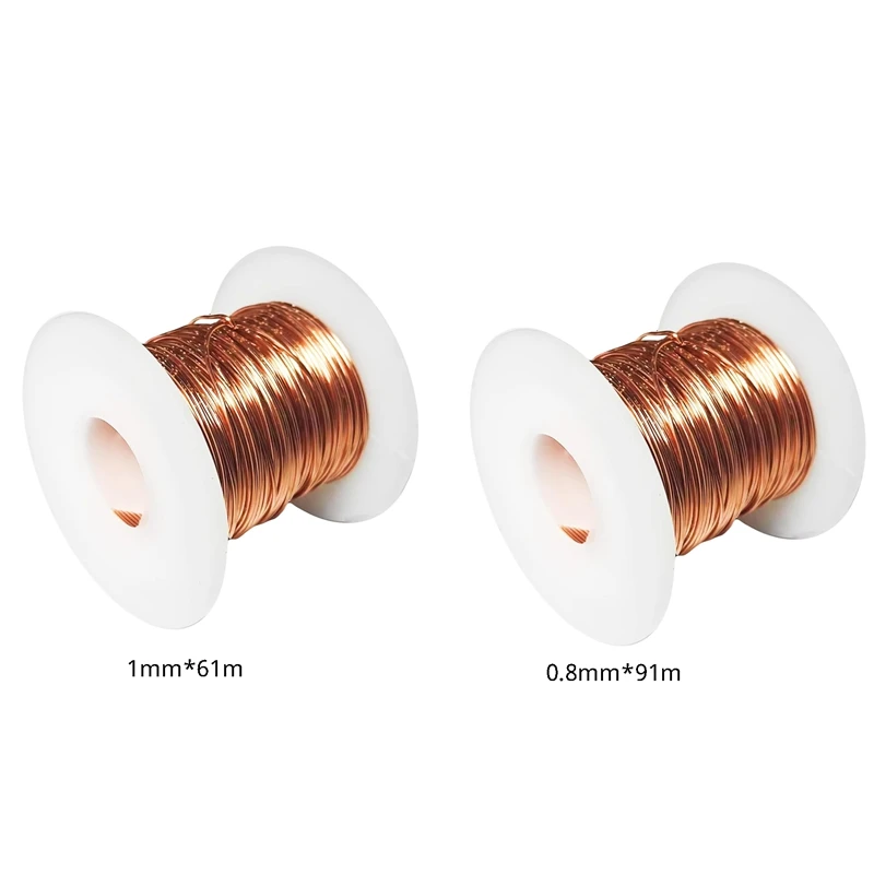 

99.9% Soft Copper Wire - 18 Gauge, Pure Bare Copper Wire Craft Wire For Jewelry Making Gardening