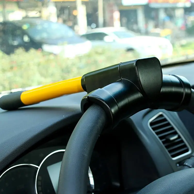 Steering Wheel Lock Car Theft Prevention Security Car T Lock Wheel Locks Anti-Theft Devices For Vehicle RV Convertible Truck