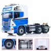 In Stock Customized RTR LESU 1/14 RC Tractor Truck 6x6 Metal Chassis Remote Control Car Model Light Sound Systems Toy Gift 2