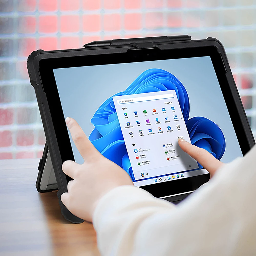 Suitable for Microsoft Surface Case Pro 4 5 6 7 8 9 Transparent TPU Bottom Case for Surface GO 1 2 3 Tablet Case